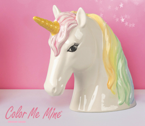Color Me Mine Murfreesboro Sparkle Unicorn Bank