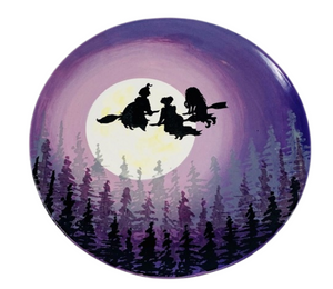 Color Me Mine Murfreesboro Kooky Witches Plate
