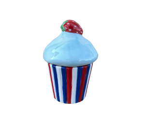 Color Me Mine Murfreesboro Patriotic Cupcake
