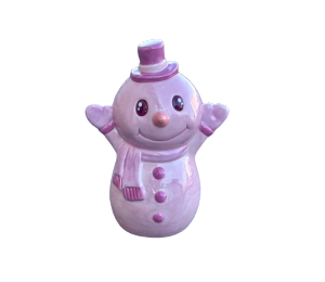 Color Me Mine Murfreesboro Pink-Mas Snowman