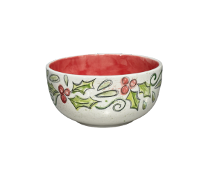 Color Me Mine Murfreesboro Holly Cereal Bowl