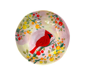Color Me Mine Murfreesboro Cardinal Plate