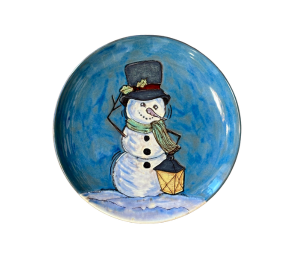 Color Me Mine Murfreesboro Rustic Glazed Snowman