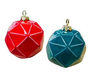 Color Me Mine Murfreesboro Jewel Toned Faceted Ornament