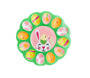 Color Me Mine Murfreesboro Easter Sherbet Egg Plate