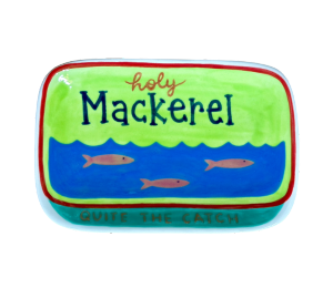 Color Me Mine Murfreesboro Mackerel Appetizer Plate