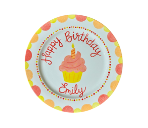 Color Me Mine Murfreesboro Birthday Cupcake Plate